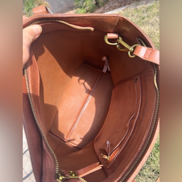 Madewell zip top transport medium tote - Picture 11 of 15